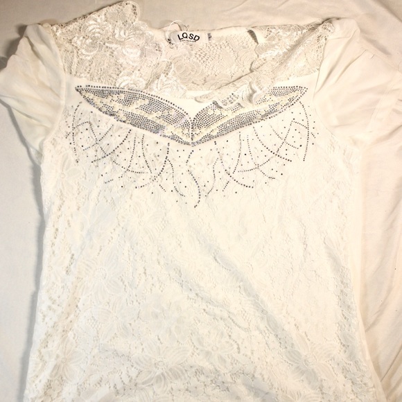 White Lace Top - Picture 3 of 3